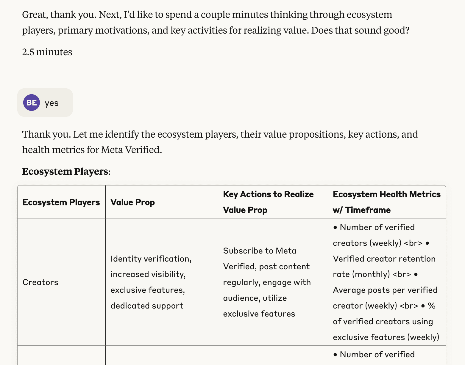 Analytical Thinking Example Screenshot 2